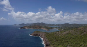 The headlands of English Harbor, Antigua