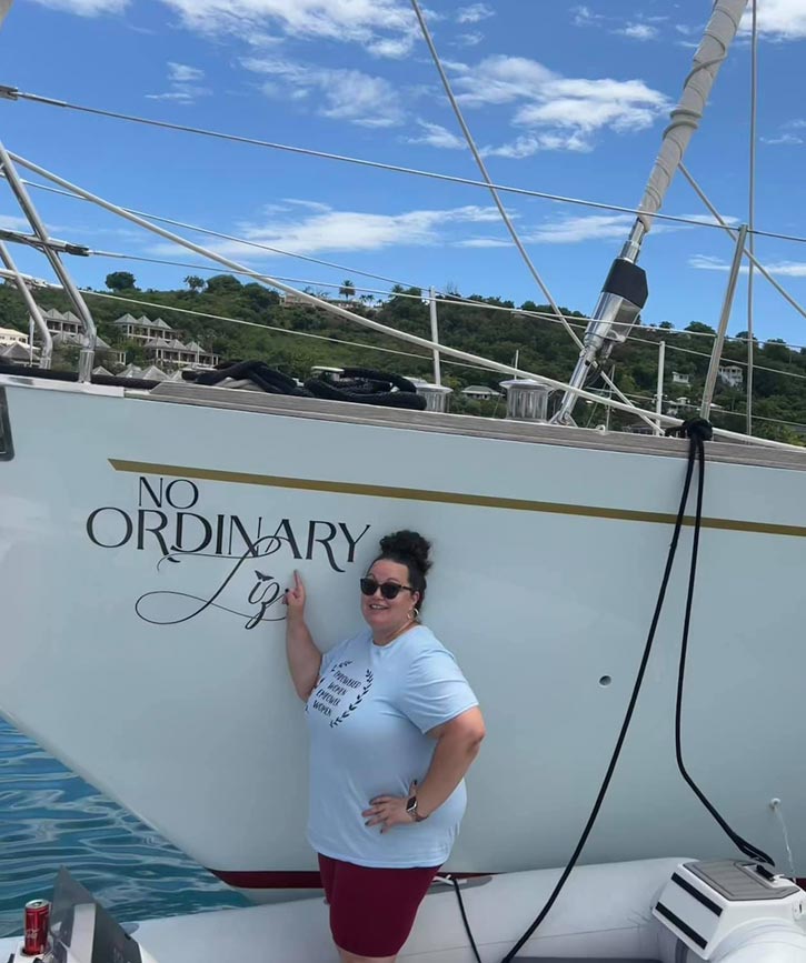 No Ordinary Liz Sailboat with Elizabeth Sutherland